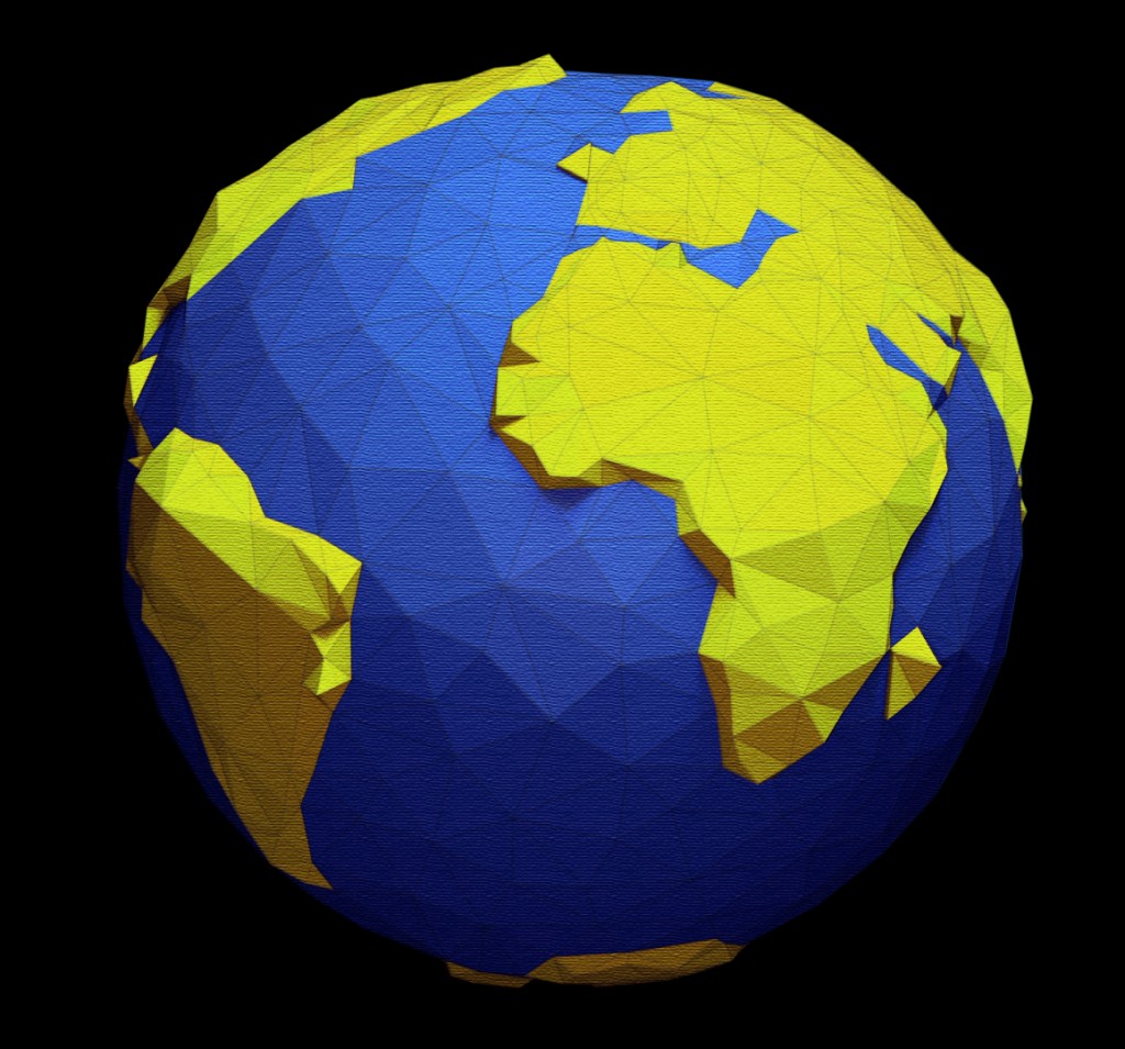 Low Poly Earth preview image 1